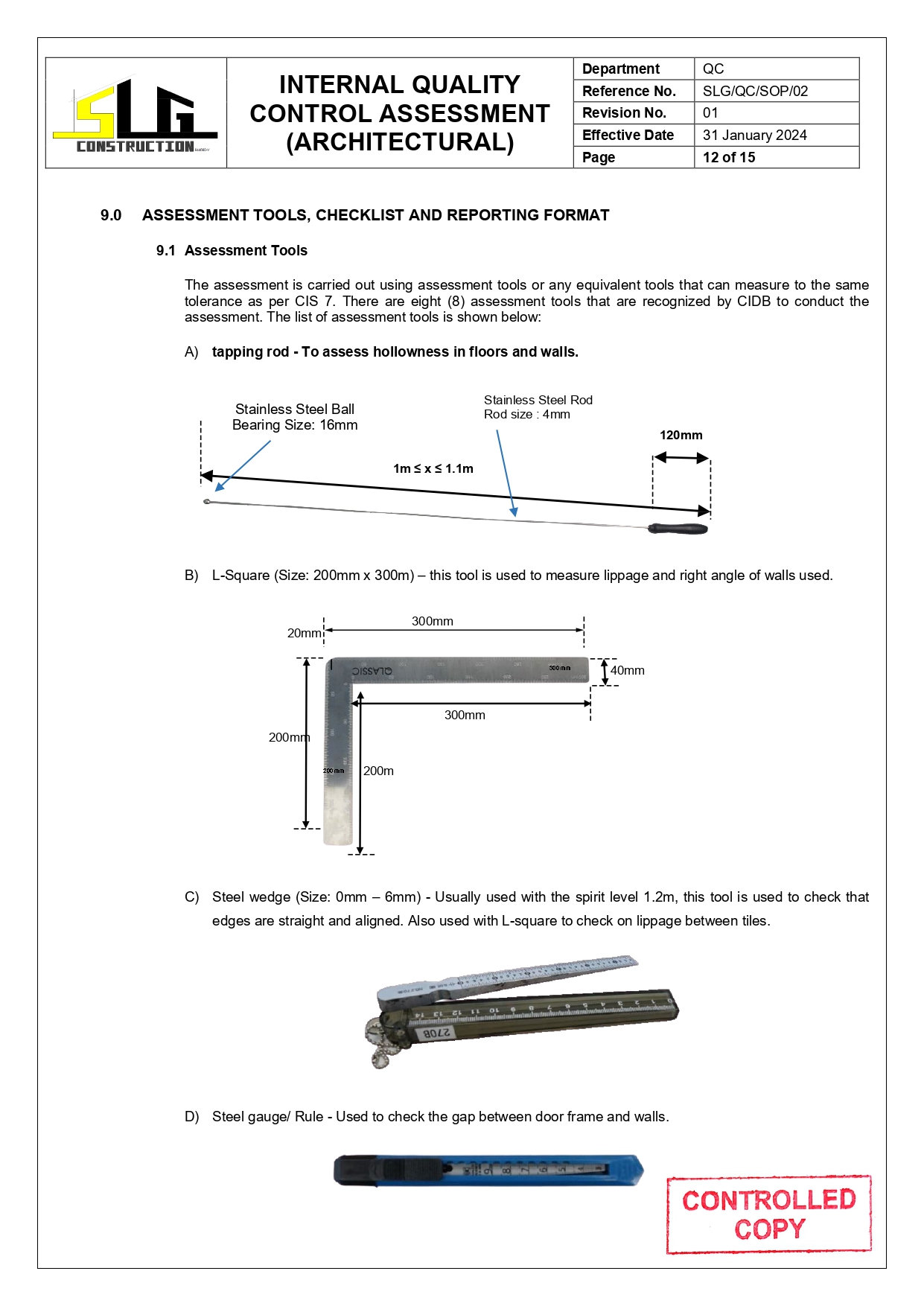 SLG-PRO-SOP Page 13